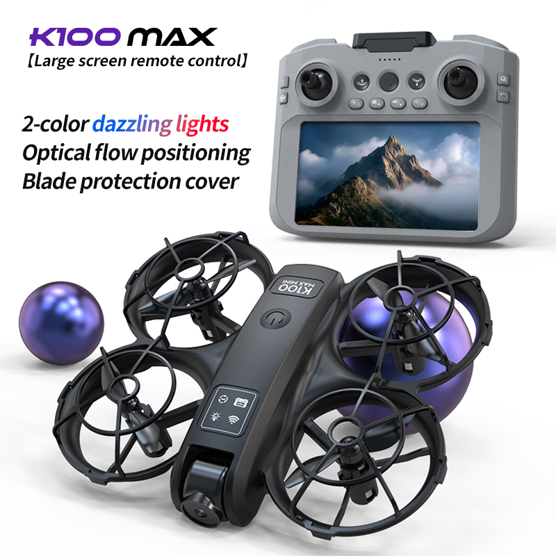 Drone Kit Tricopter - K100 Max 미니 RC 드론 4K